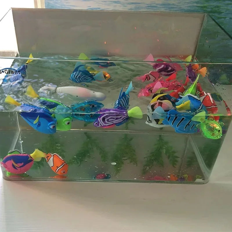 MeowyChaos LED RoboFish – Glowing Cat Toy