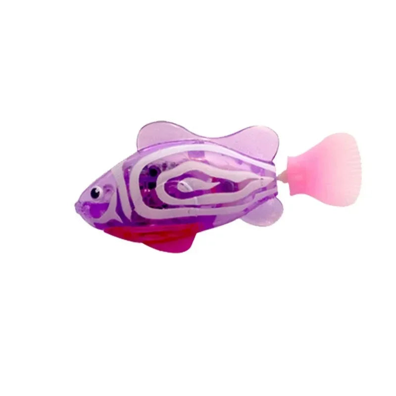 MeowyChaos LED RoboFish – Glowing Cat Toy