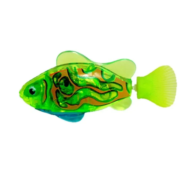 MeowyChaos LED RoboFish – Glowing Cat Toy