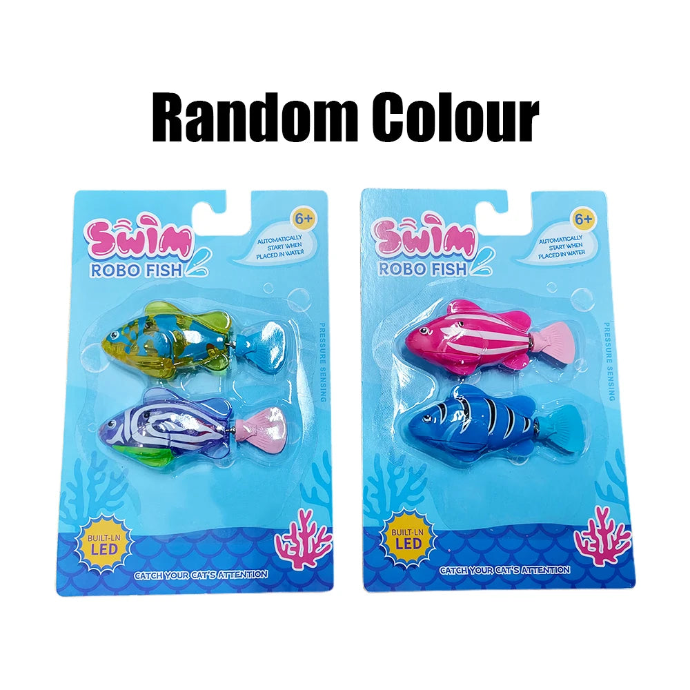 MeowyChaos LED RoboFish – Glowing Cat Toy