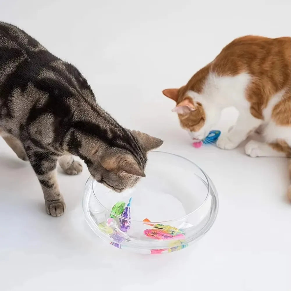 MeowyChaos LED RoboFish – Glowing Cat Toy
