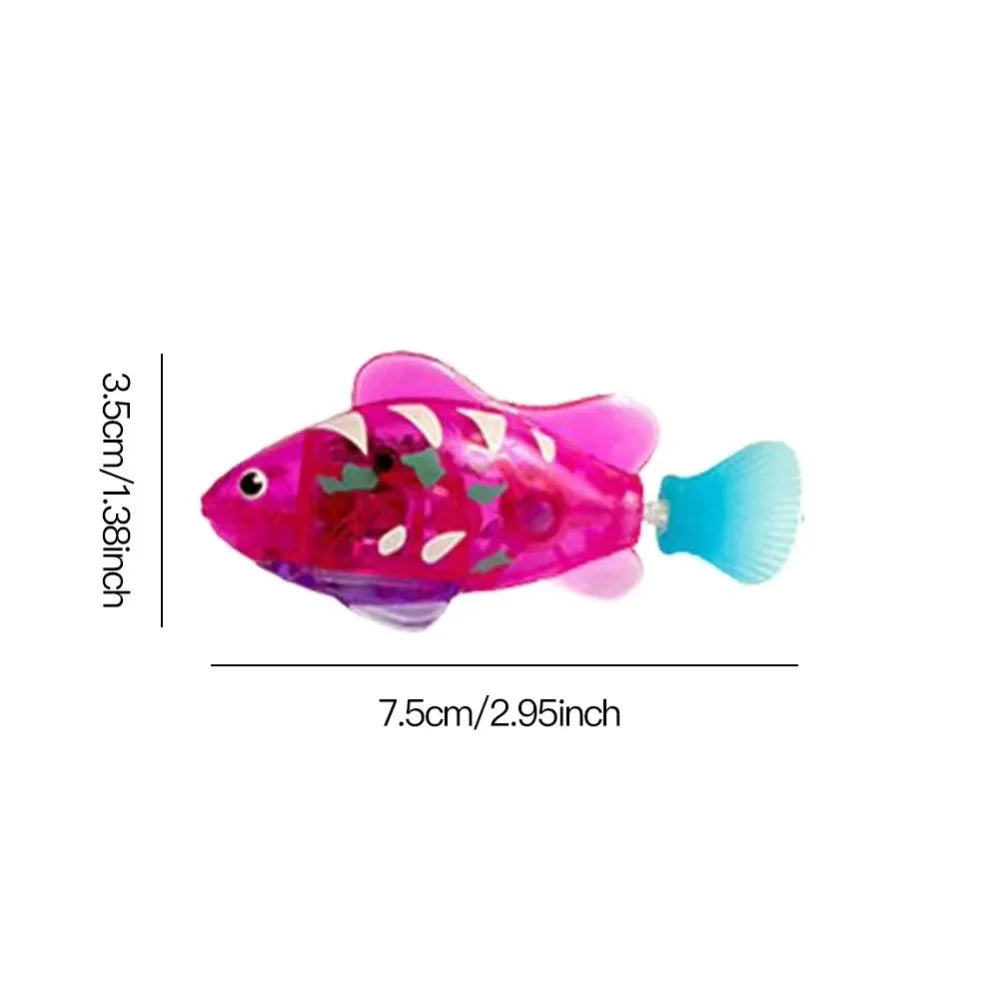 MeowyChaos LED RoboFish – Glowing Cat Toy