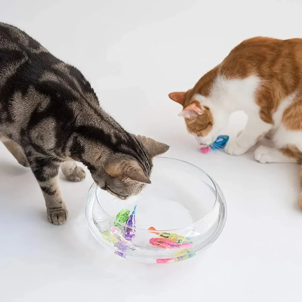 MeowyChaos LED RoboFish – Glowing Cat Toy