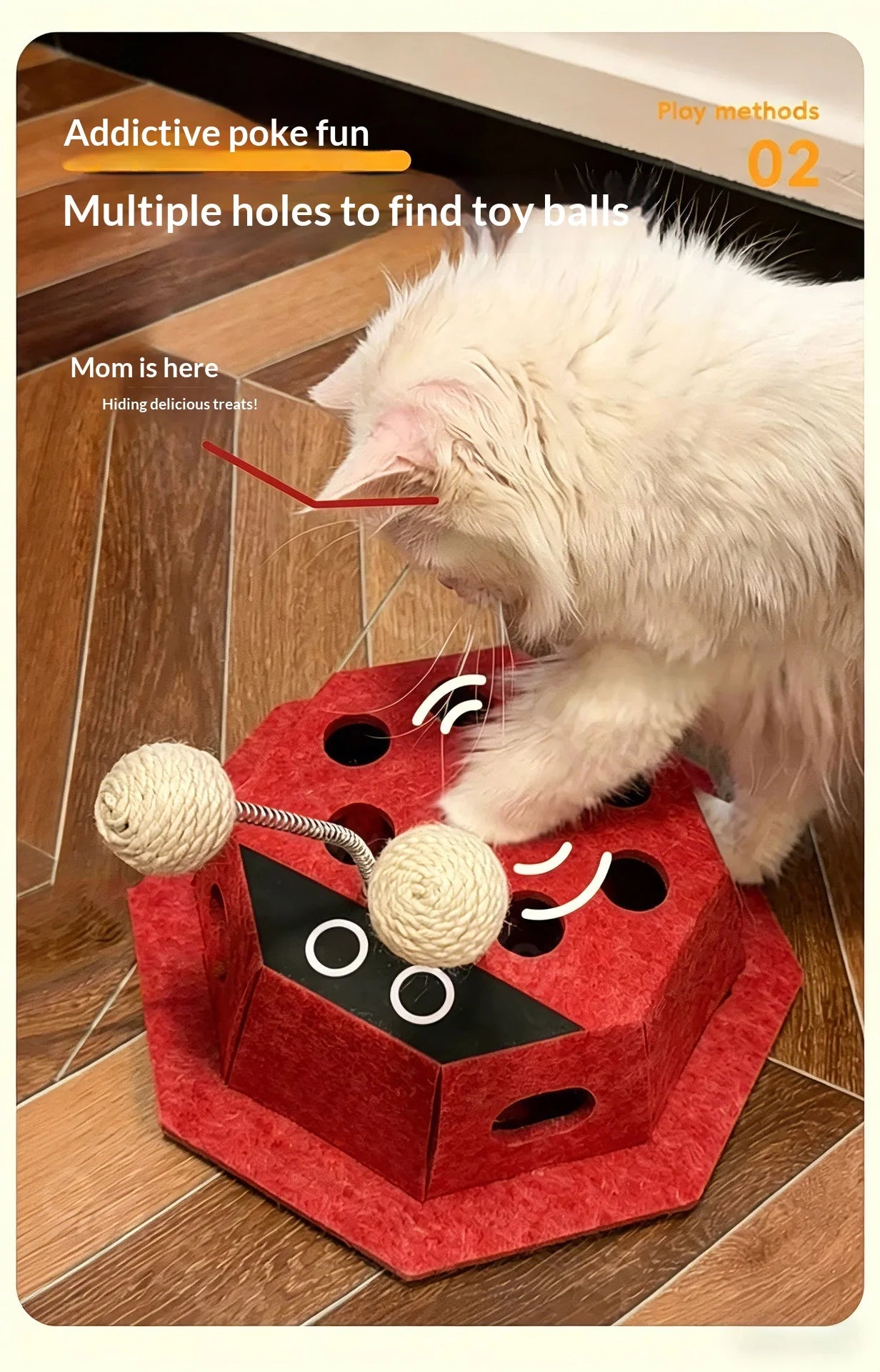 Cat toy Teaser ball  - MeowyFun