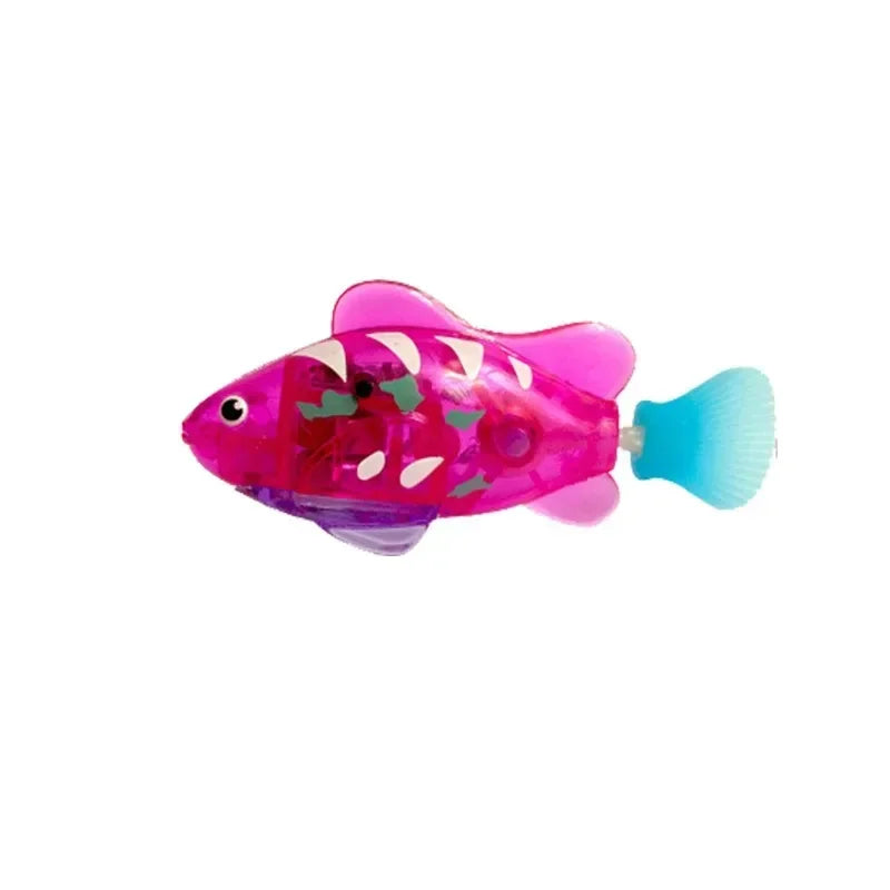 MeowyChaos LED RoboFish – Glowing Cat Toy