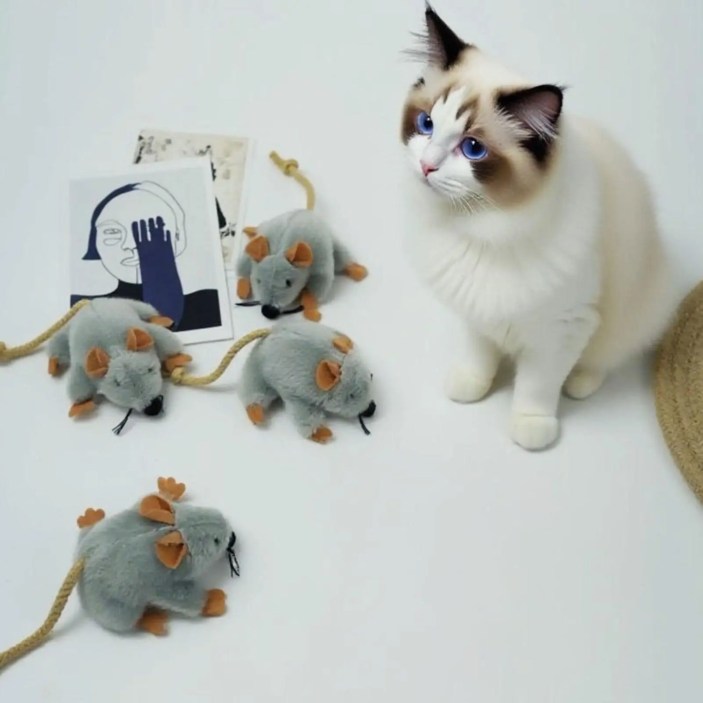 Cat Mouse Toy Built-in Sound  - MeowyFun