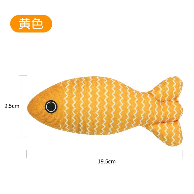 Cat Fish Toy Plush Interactive  - MeowyFun