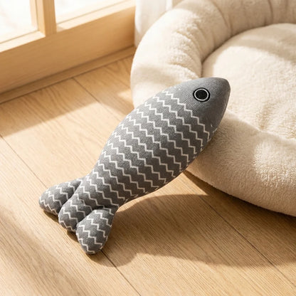 Cat Fish Toy Plush Interactive  - MeowyFun