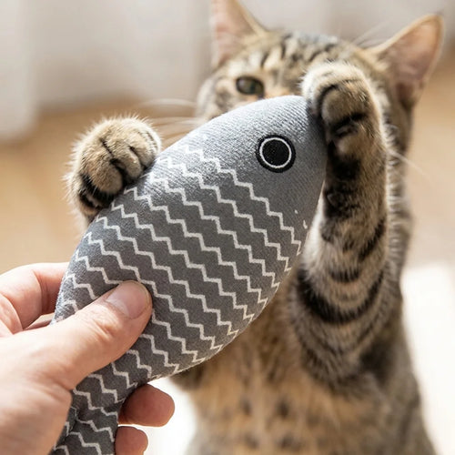 Cat Fish Toy Plush Interactive  - MeowyFun