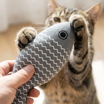 Cat Fish Toy Plush Interactive  - MeowyFun