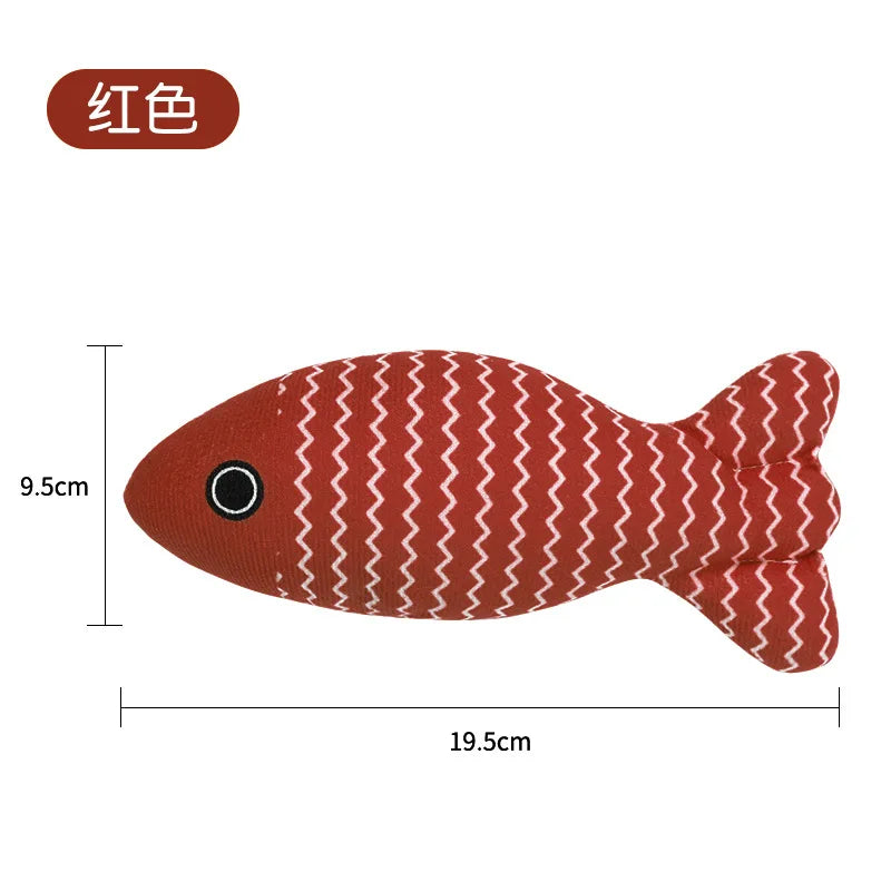 Cat Fish Toy Plush Interactive  - MeowyFun