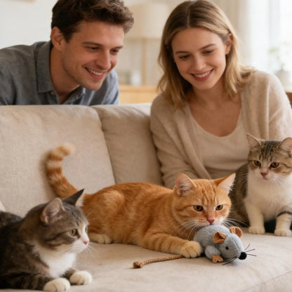 Cat Mouse Toy Built-in Sound  - MeowyFun
