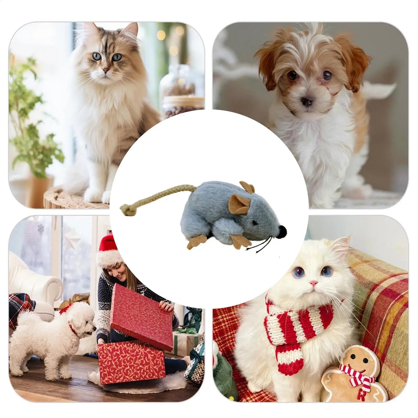 Cat Mouse Toy Built-in Sound  - MeowyFun