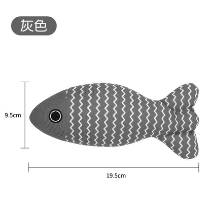 Cat Fish Toy Plush Interactive  - MeowyFun